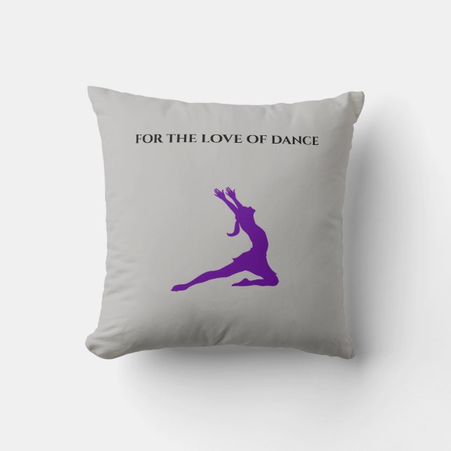 Dance throw pillow. throw pillow (Front)