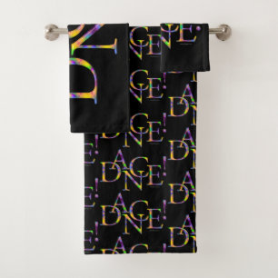 Dance! (Tie-Dye) Bath Towel Set