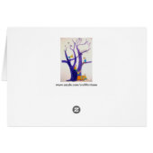 Dance till the tree says stop! cards (Back Horizontal)