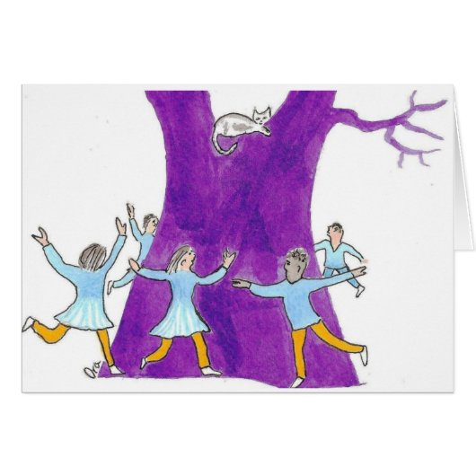 Dance till the tree says stop! cards (Front Horizontal)