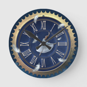 Dance time round clock