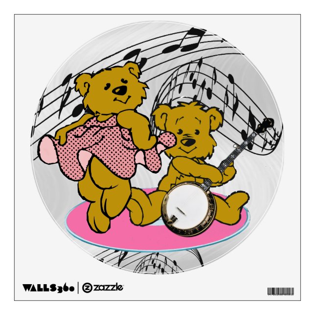 DANCE TO THE BANJO-WALL DECAL (Front)