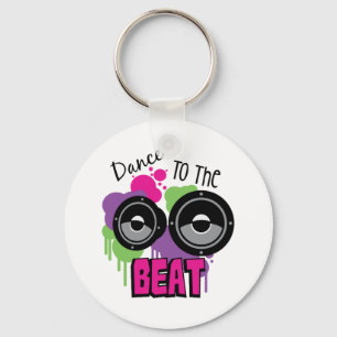 Dance To The Beat Keychain