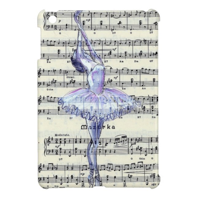 Dance to the Music - Ballet iPad Mini Cases (Back)