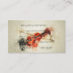 Dance to the Music Business Card