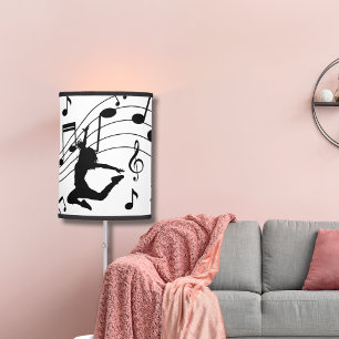 Dance to the Rhythm – Musical Dance Silhouette Lamp Shade