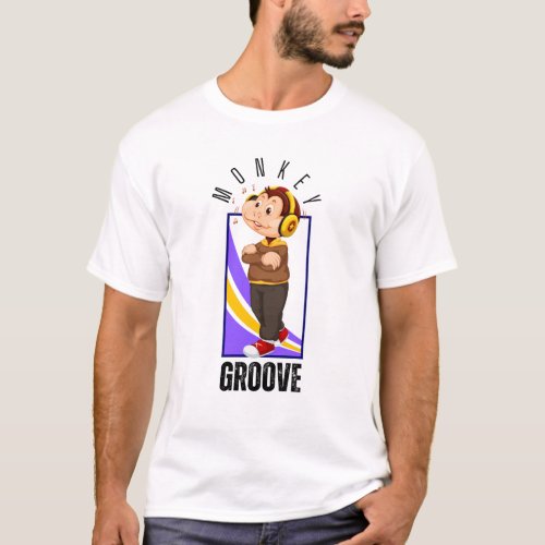 Dance to Your Own Beat Monkey Groove T_Shirt