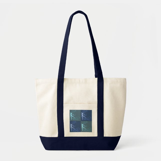 Dance Tote (blue) Bag (Front)