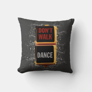 Dance Traffic Signal Throw Pillow