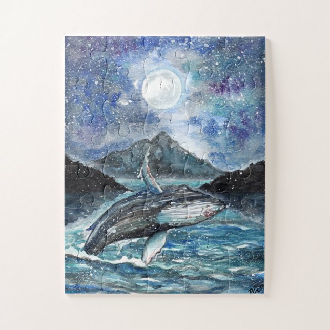 Dance Under the Moon Jigsaw Puzzle (Vertical)