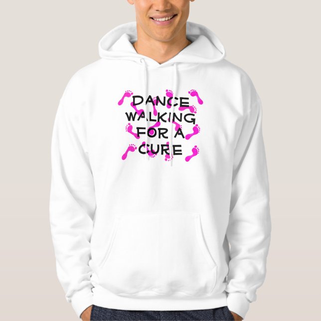 dance walking for a cure hoodie (Front)