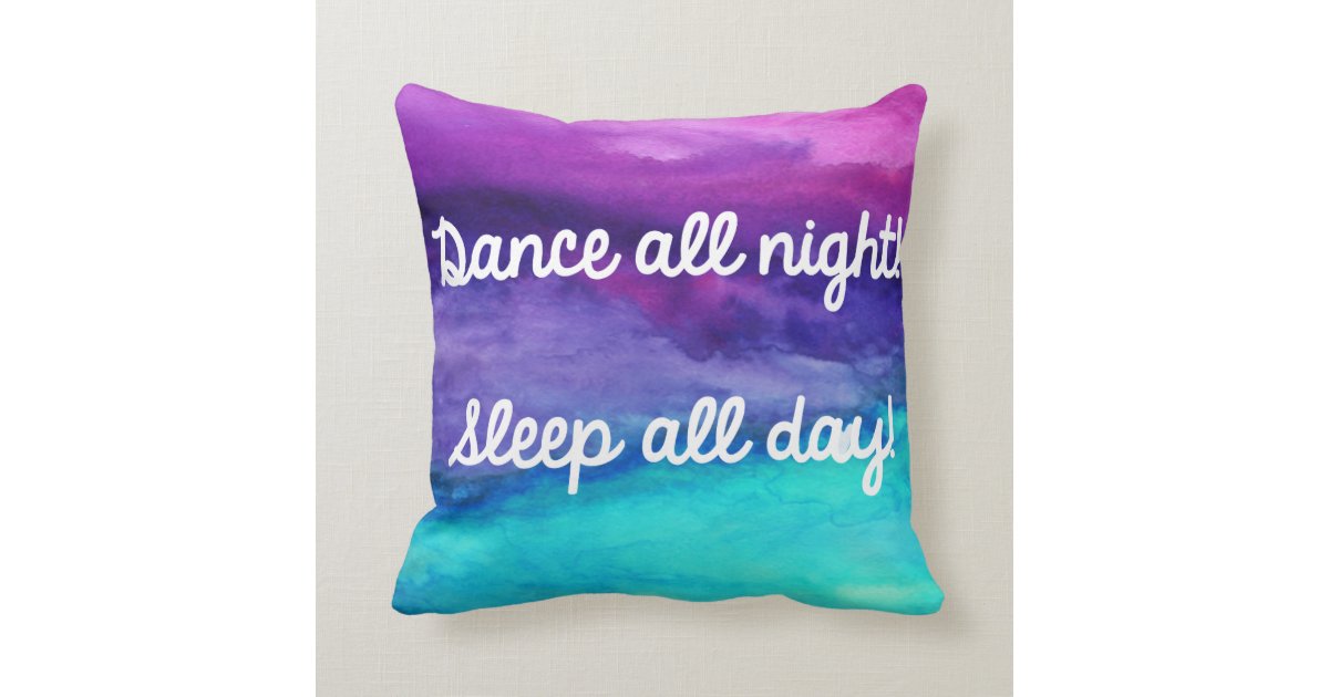 Dance Watercolor Pillow