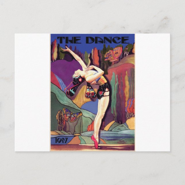 Dance with Butterflies Postcard (Front)