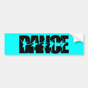 Dance With Dancers Colors Bumper Sticker