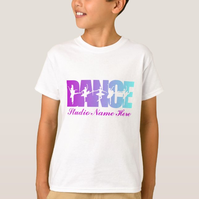 Dance With Dancers Studio Name T-Shirt (Front)