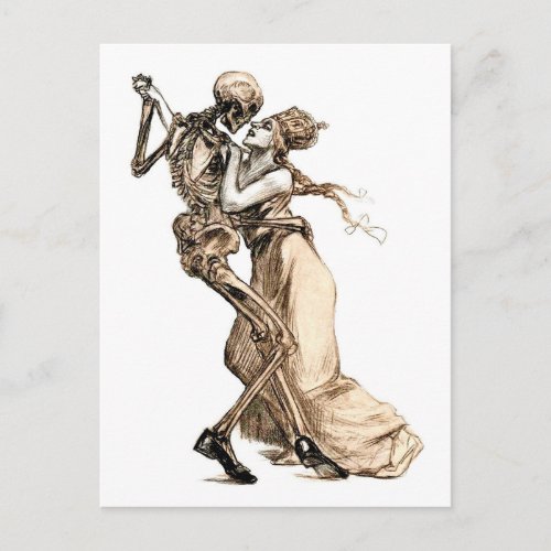 Dance with Death postcard