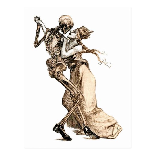 Dance with Death postcard