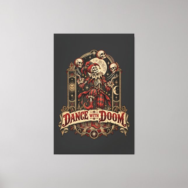 Dance With Doom Canvas Print (Front)