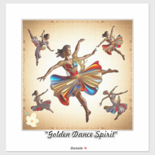 "Dance with Elegant Style" Sticker
