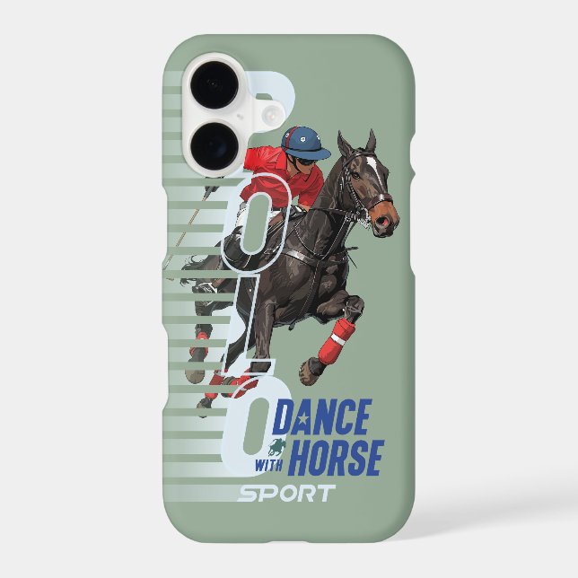 Dance with Horse (Polo Sport) |  iPhone Case (Back)