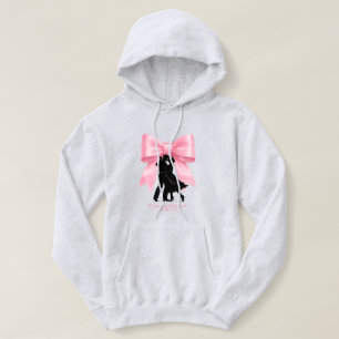 Dance with Love Pink Bow Romantic Couple Hoodie