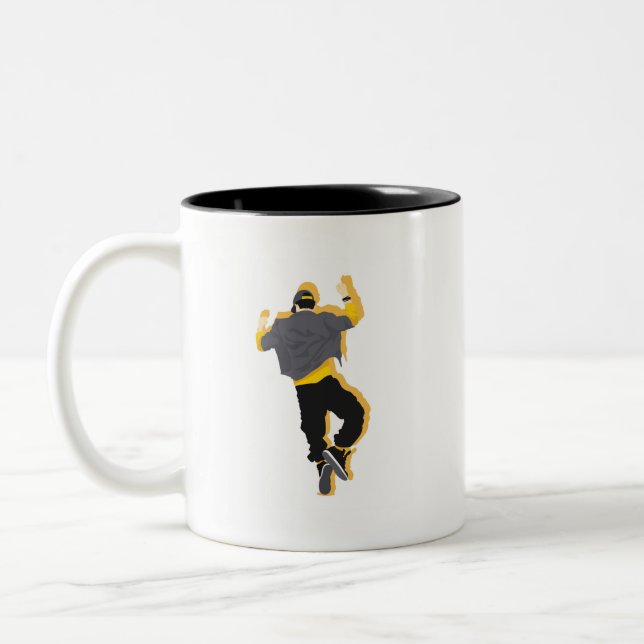 Dance With Me Two-Tone Coffee Mug (Left)