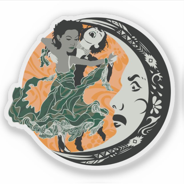 dance with your darkness sticker (Front)