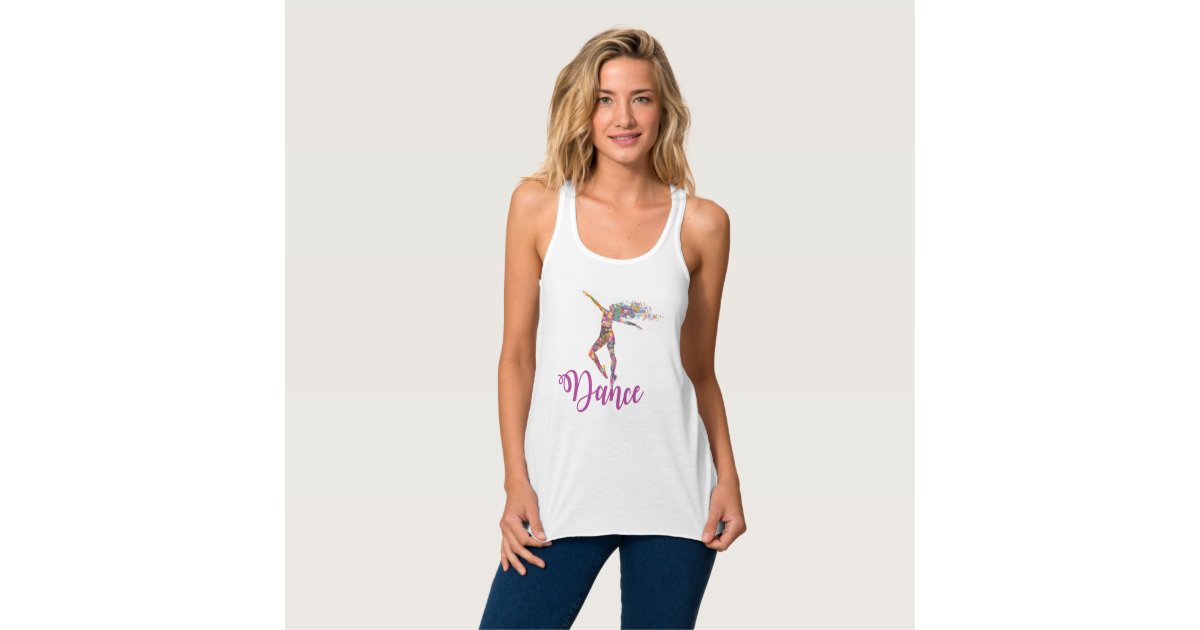 Dance Women's Bella Flowy Racerback Tank Top