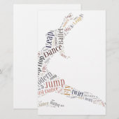 Dance Word Cloud (Front/Back)