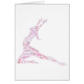 Dance Word Cloud Pink (Front)