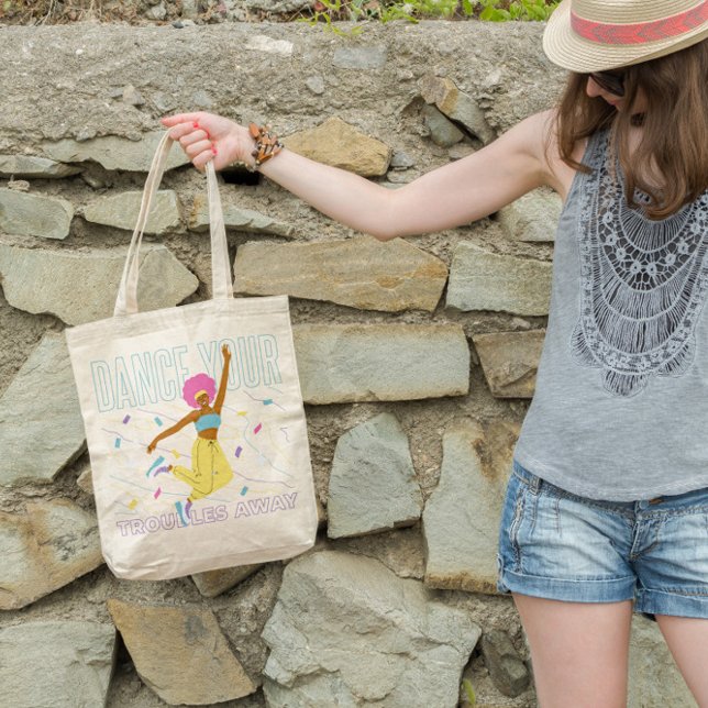 Dance Your Troubles Away Tote Bag (Creator Uploaded)