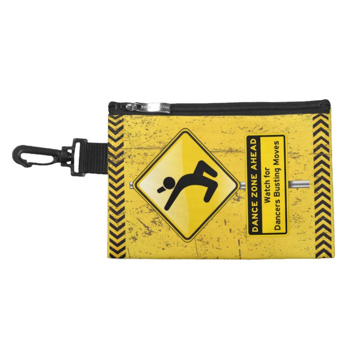 Dance Zone Ahead Watch for Dancers Busting Moves Accessory Bag
