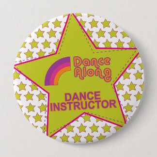 dancealong_star_dance instructor_button pinback button