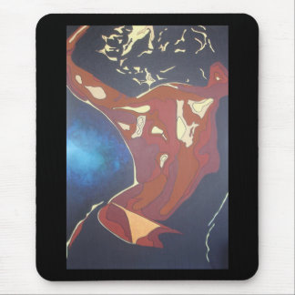 Dancefloor Diva Summer Vacation Abstract Art Mouse Pad