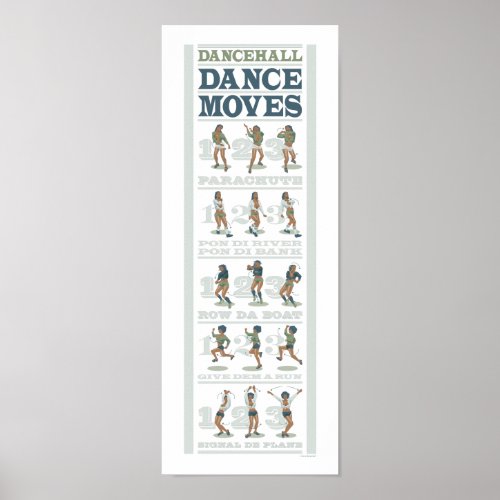 Dancehall Dance Moves Poster