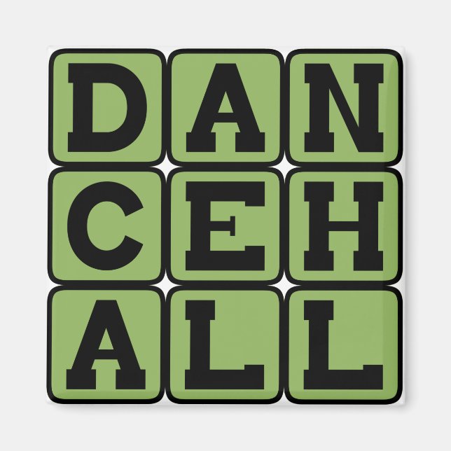 Dancehall, Music Genre Magnet (Front)