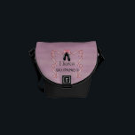 Dancelover Messenger Bag<br><div class="desc">"I love to dance!" Advertise your passion for your hobby or your profession with this colorful dancelover´s design. A fancy scroll with dancing shoes decorating the fancy text.</div>