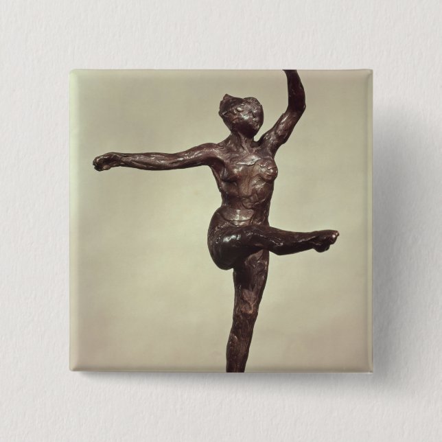 Dancer, 1883 pinback button (Front)