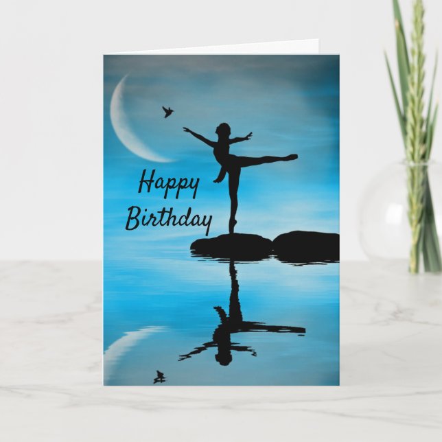 Dancer 3 Birthday Card (Front)