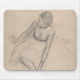 Dancer Adjusting Her Slipper Mouse Pad