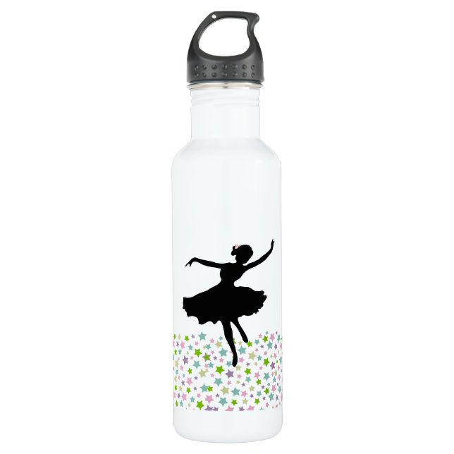 Dancer amongst the stars water bottle (Front)