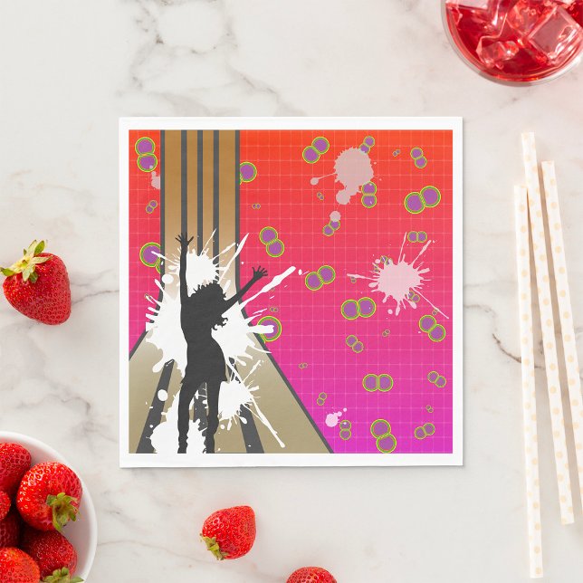 Dancer And Guitar Napkins (Creator Uploaded)