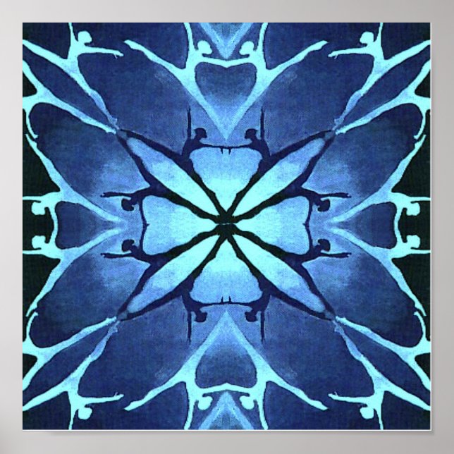 Dancer (Aqua) (portfolio poster) Poster (Front)