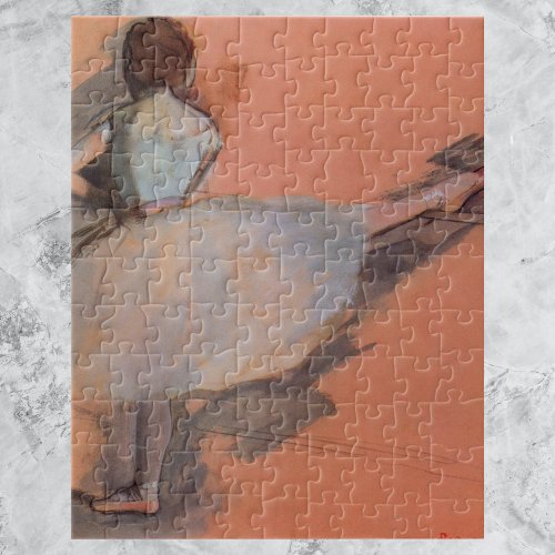 Dancer at the Bar by Edgar Degas Vintage Ballet Jigsaw Puzzle
