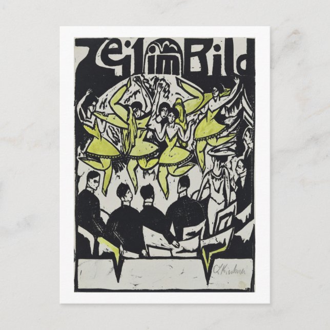 Dancer at the Ice Palace Kirchner Postcard (Front)