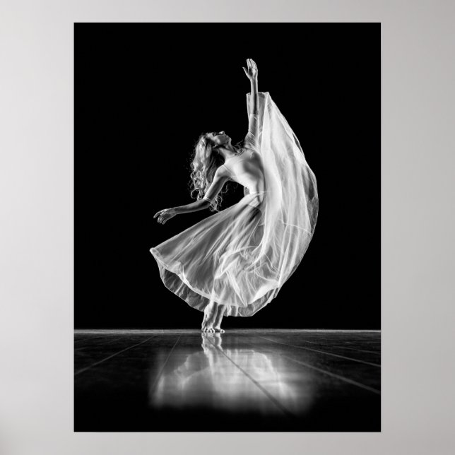 Dancer Ballet Dance Art Poster (Front)