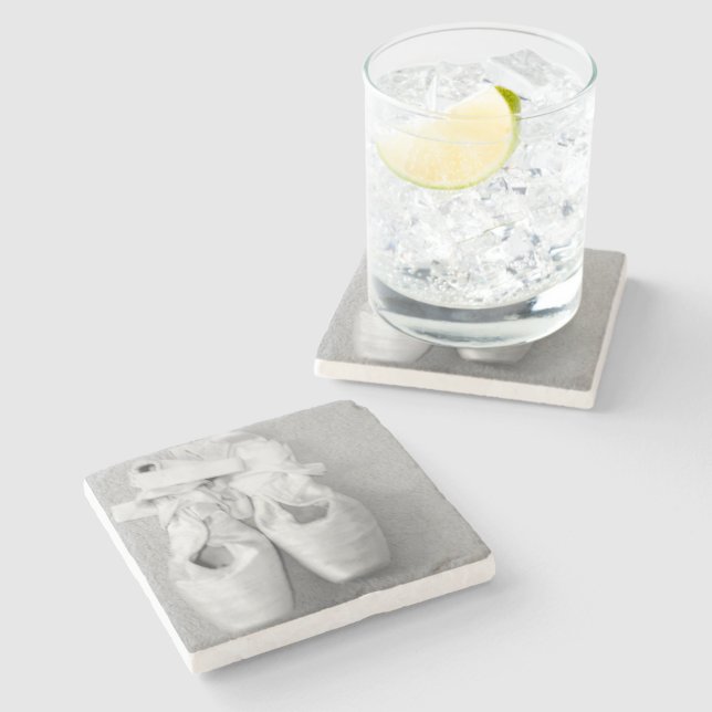 Dancer Ballet Shoes Photography Stone Coaster (Side)