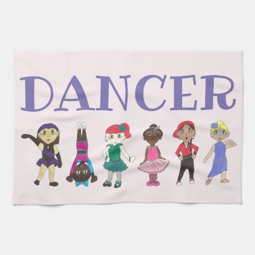 DANCER Ballet Tap Jazz Hip Hop Lyrical Teacher Towel