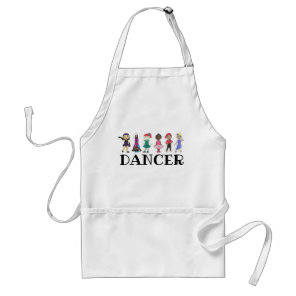 DANCER Ballet Tap Jazz Lyrical Hiphop Acro Dance Adult Apron