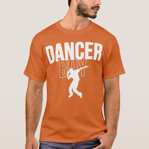 Dancer Boy Boys Gift Dance Re Competition Cover Ba T_Shirt